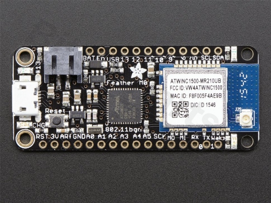Adafruit Feather M0 WiFi with uFL - ATSAMD21 + ATWINC1500 - Adafruit 3061